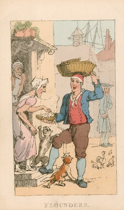 フラウンダー 作： Thomas Rowlandson